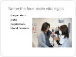 Unit 14 Vital Signs