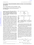 Novel amine-catalysed hydroalkoxylation reactions of
