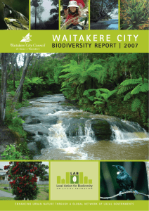 Waitakere City Biodiversity Report 2007