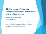 NGS in Cancer Pathology  After the Microscope