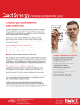 Exact Synergy: Software Development Kit (SDK)