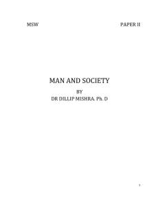 man and society