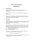 PHY2216: Tutorial Questions 5 TEMPERATURE 5.1 Temperature