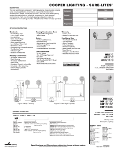 cooper lighting - sure-lites