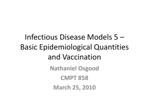 Infectious Disease Models 4