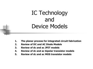 IC Technology and Device Models