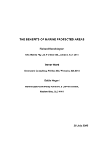 The Benefits of Marine Protected Areas