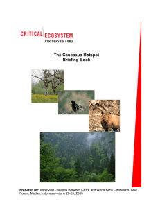 The Caucasus Hotspot Briefing Book