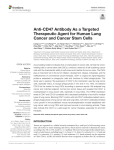 Anti-CD47 Antibody as A Targeted Therapeutic Agent for Human