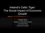 Ireland`s Celtic Tiger: The Social Impact of Economic Growth