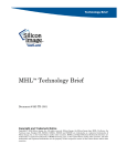 MHL™ Technology Brief