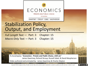 Stabilization Policy, Output, and Employment (15th ed.)