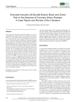 Exercise-Induced Left Bundle Branch Block and Chest Pain in the