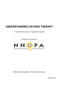 understanding oxygen therapy