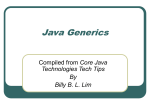 Java Generics - itk.ilstu.edu