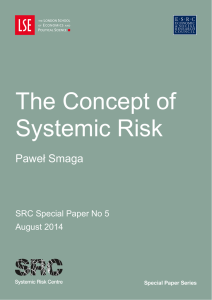 The Concept of Systemic Risk