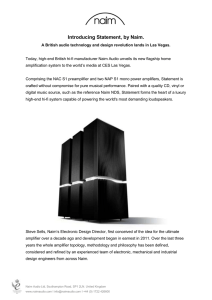 Introducing Statement, by Naim.
