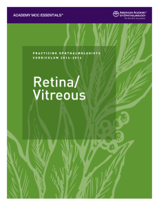 Practicing Ophthalmologists Curriculum Retina/Vitreous