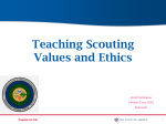 Teaching Scouting Values and Ethics