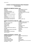 4th Grade Common Core Vocabulary List