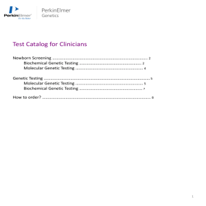 Test Catalog - PerkinElmer