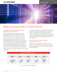 Building a Security Fabric for Today`s Networks