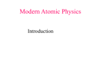 Modern Atomic Physics