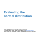 Evaluating the normal distribution