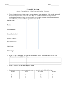 Exam III Review