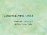 Congenital Aural Atresia