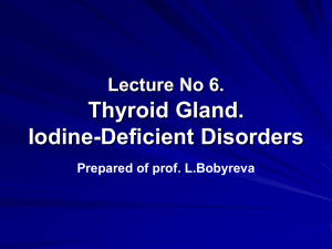 iodine-deficient diseases