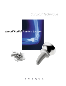 r Radial head - Cambridge Orthopaedics