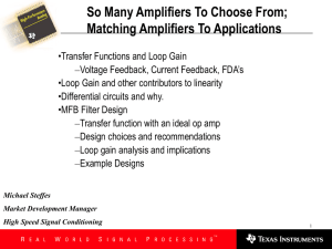 Matching High-Speed Amplifiers and Data Converters