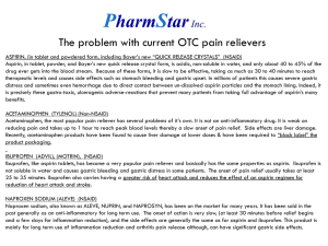 The problem with current OTC pain relievers - Aspir-Tek