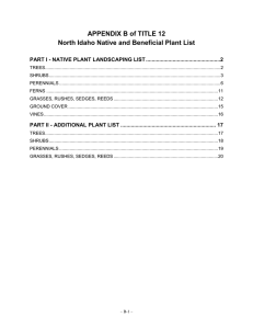 APPENDIX B of TITLE 12 - Bonner County Government Web Site