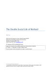 The Double Social Life of Method - Heterogeneities: John Law`s