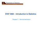 STAT 3660 – Introduction to Statistics