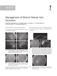 Management of Branch Retinal Vein Occlusion