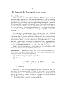 §B. Appendix B. Topological vector spaces