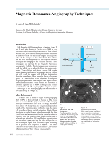 Magnetic Resonance Angiography Techniques