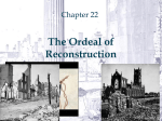 The Ordeal of Reconstruction