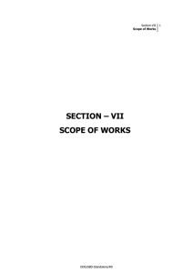 Section-VII Scope of works