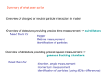 gaseous tracking chambers