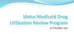 Idaho Medicaid Drug Utilization Review Program