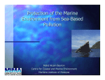 Protection of the Marine Environment from Sea