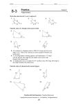 Name Class Date Practice Form G Trigonometry Write the ratios for