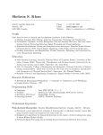 Resume  - Cheriton School of Computer Science