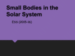 PowerPoint Presentation - Small Bodies in the Solar System