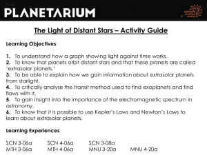 Light of Distant Stars - Glasgow Science Centre
