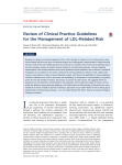 Review of Clinical Practice Guidelines for the Management of LDL